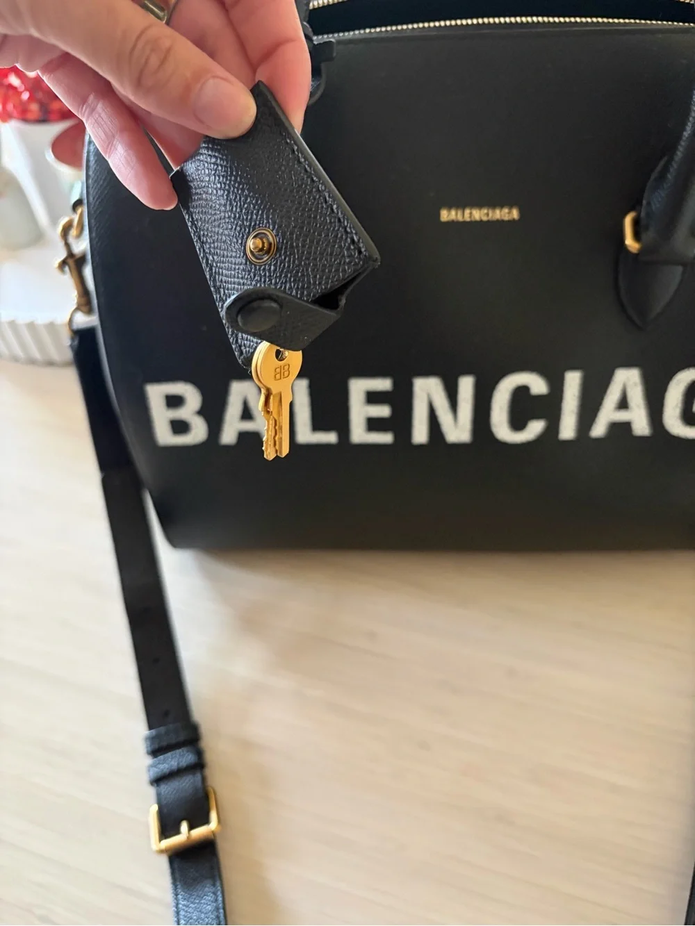 Balenciaga structured black